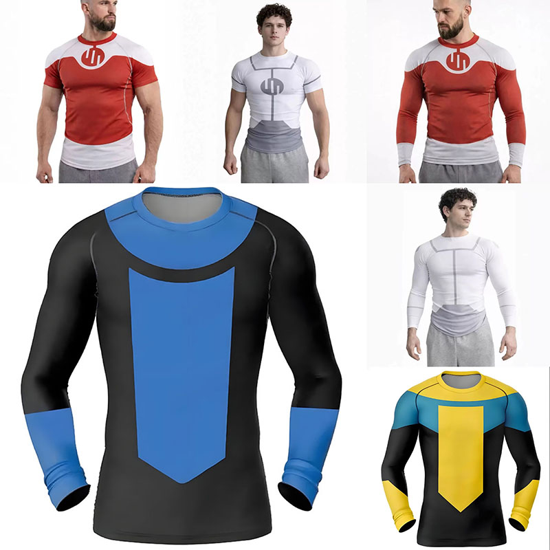 Anime Themed Merchandise - Nueva Camiseta Rash Guard Invencible para